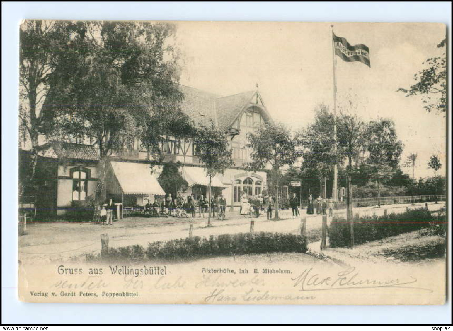 XX004979/ Hamburg Gruß Aus Wellingsbüttel 1904 AK - Wandsbek