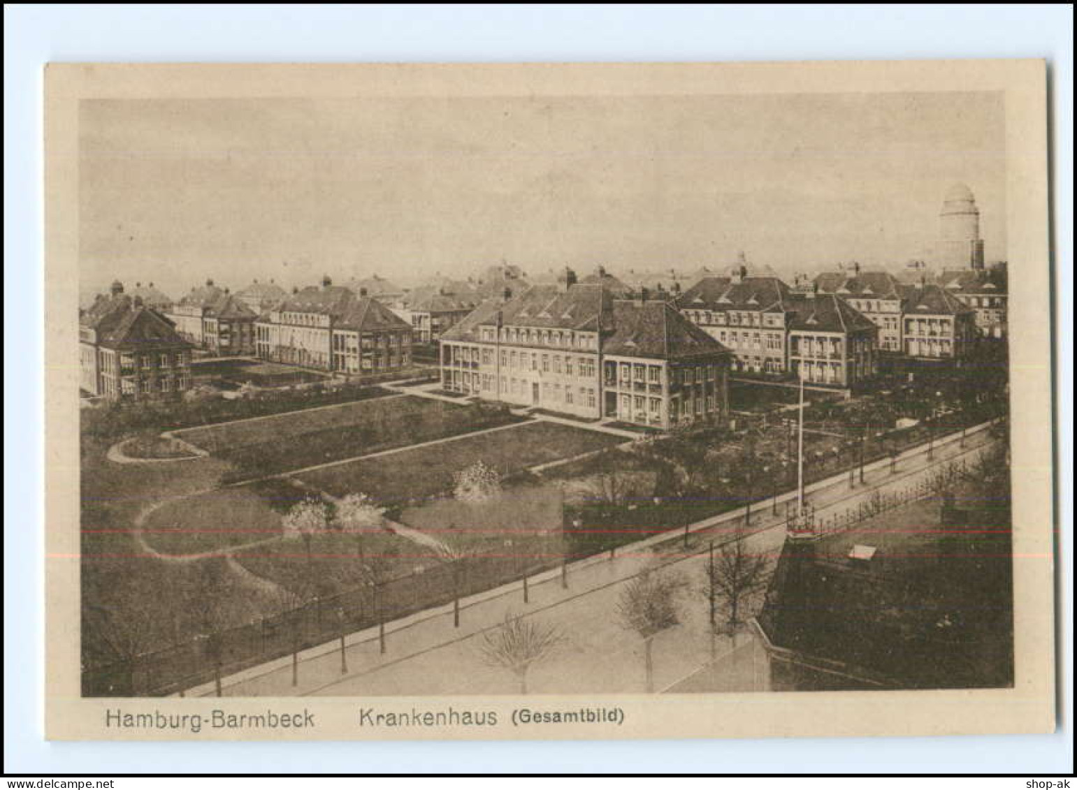 XX005014/ Hamburg Barmbek Krankenhaus 1925 AK - Nord