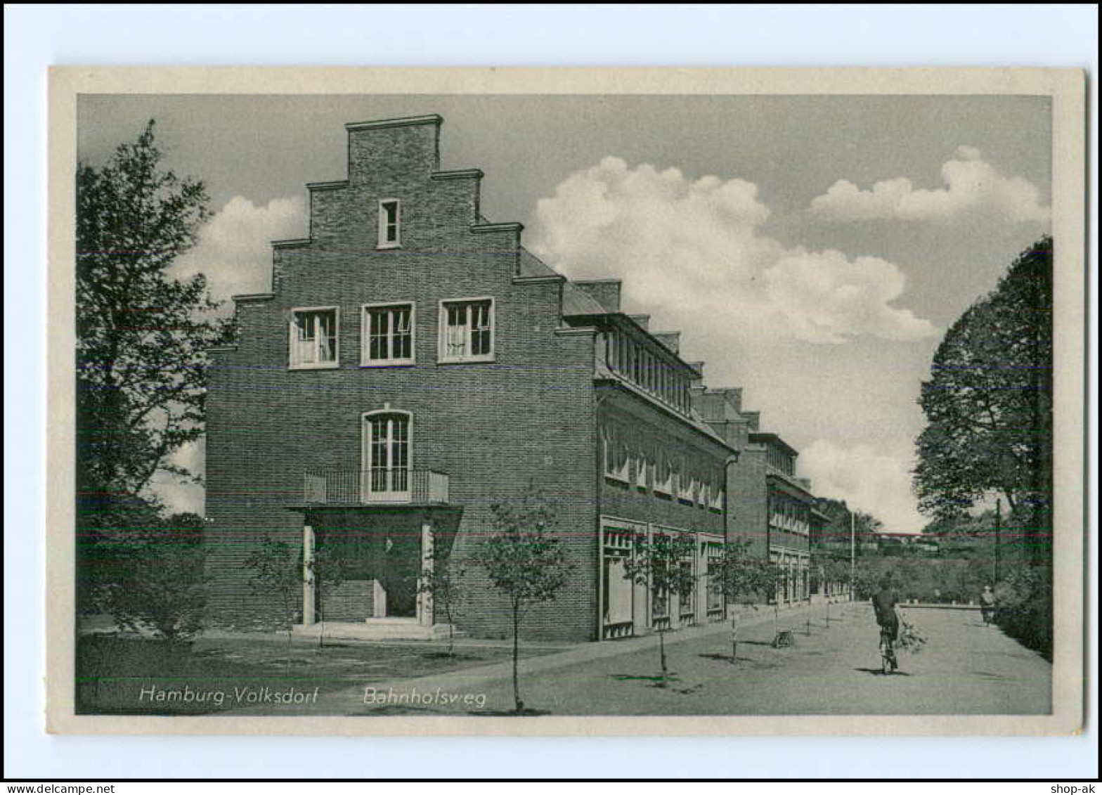 U7142/ Hamburg Volksdorf Bahnhofsweg  AK Ca.1940  - Wandsbek