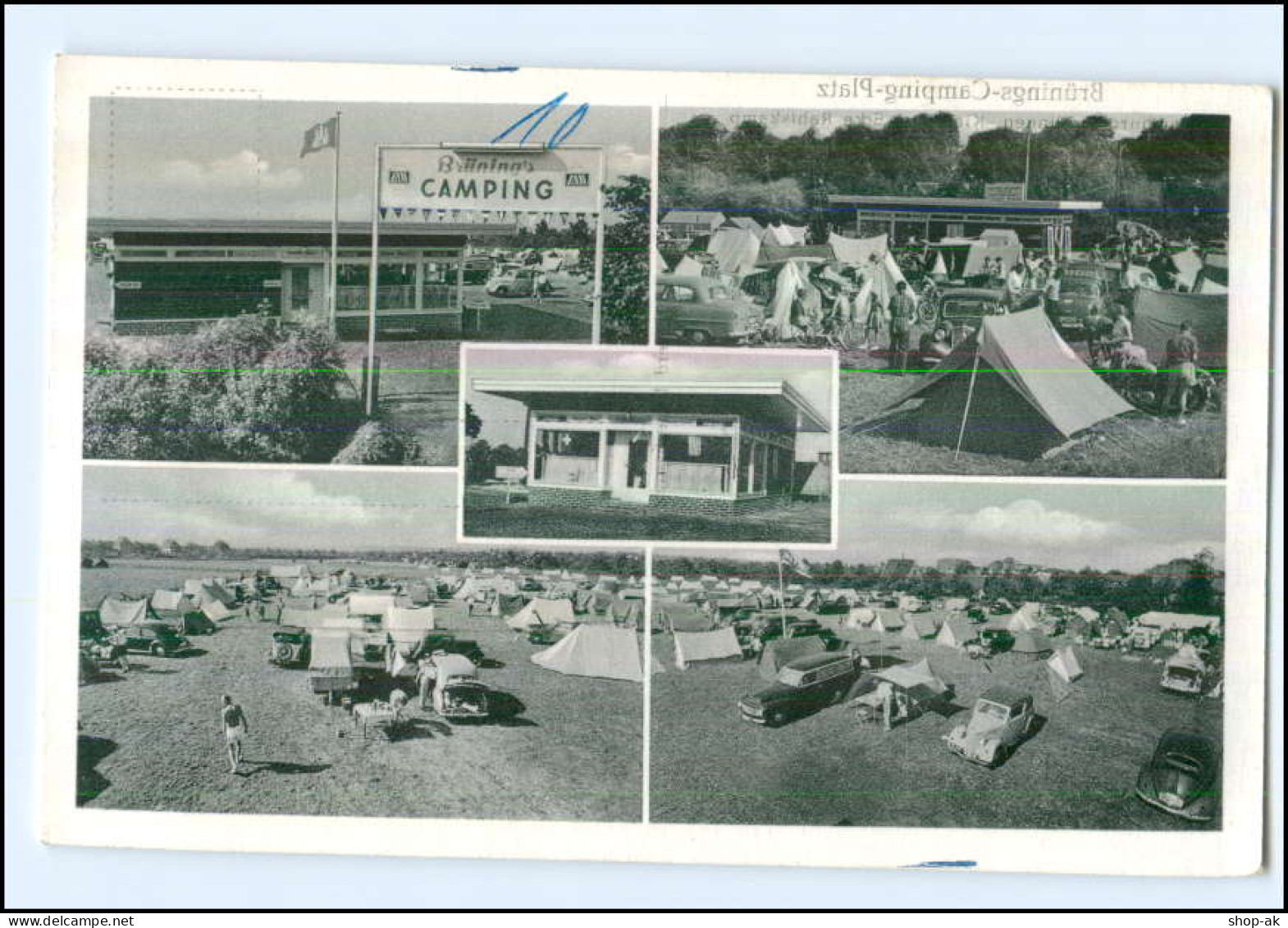 U7268/ Hamburg Stellingen Brünings-Campingplatz AK Ca.1960 - Stellingen