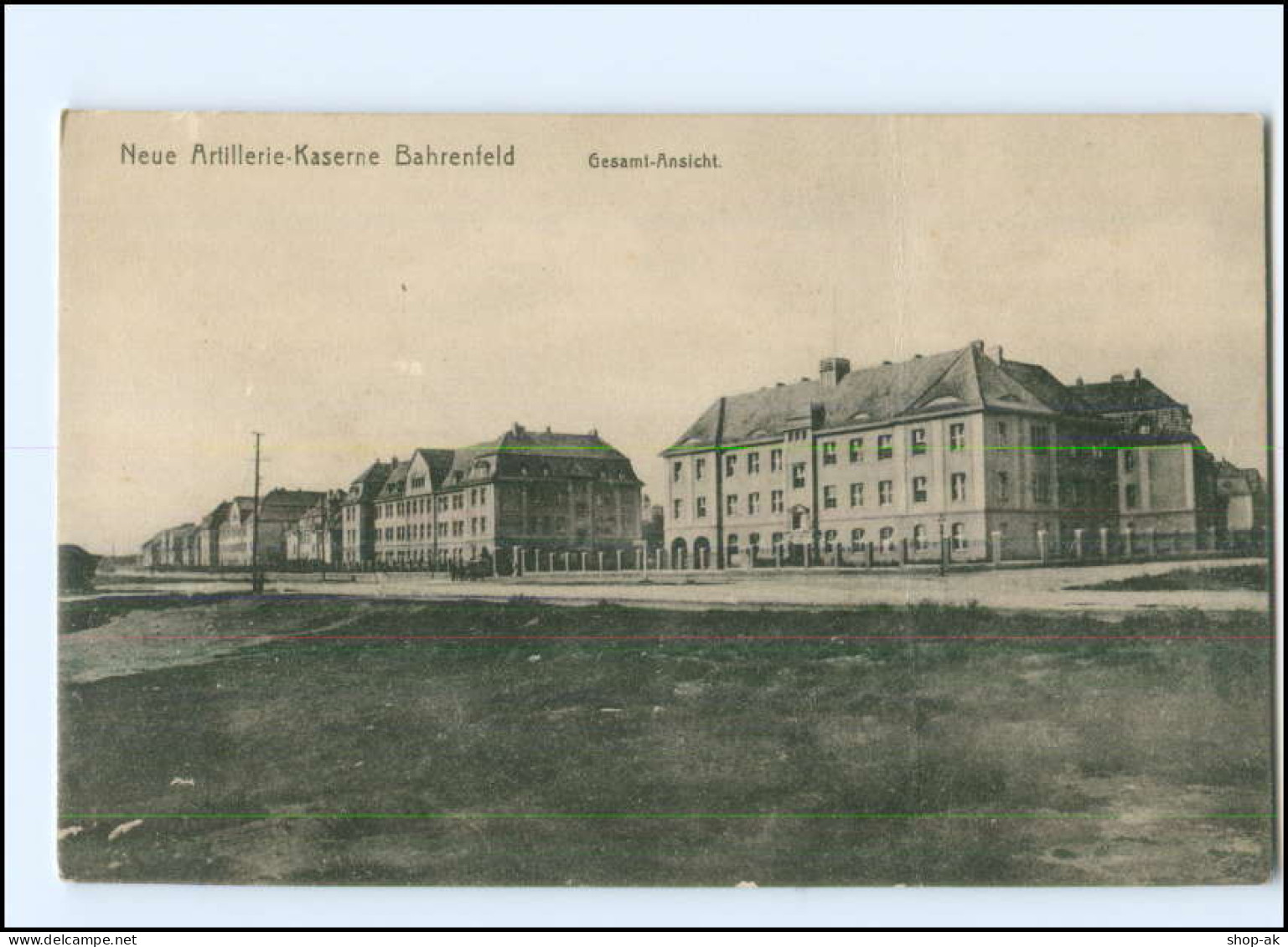 U7367/ Hamburg Bahrenfeld Artillerie-Kaserne AK 1918 - Altona