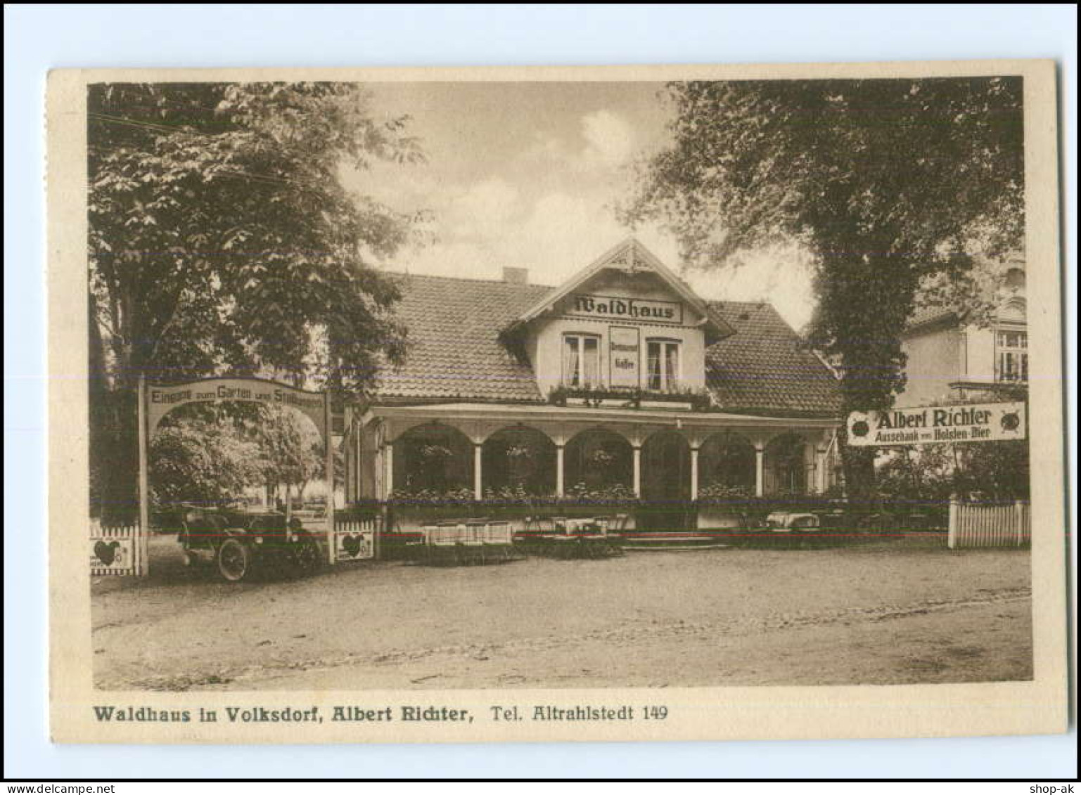 XX004901/ Hamburg Volksdorf Waldhaus Albert Richter  AK 1929 - Wandsbek