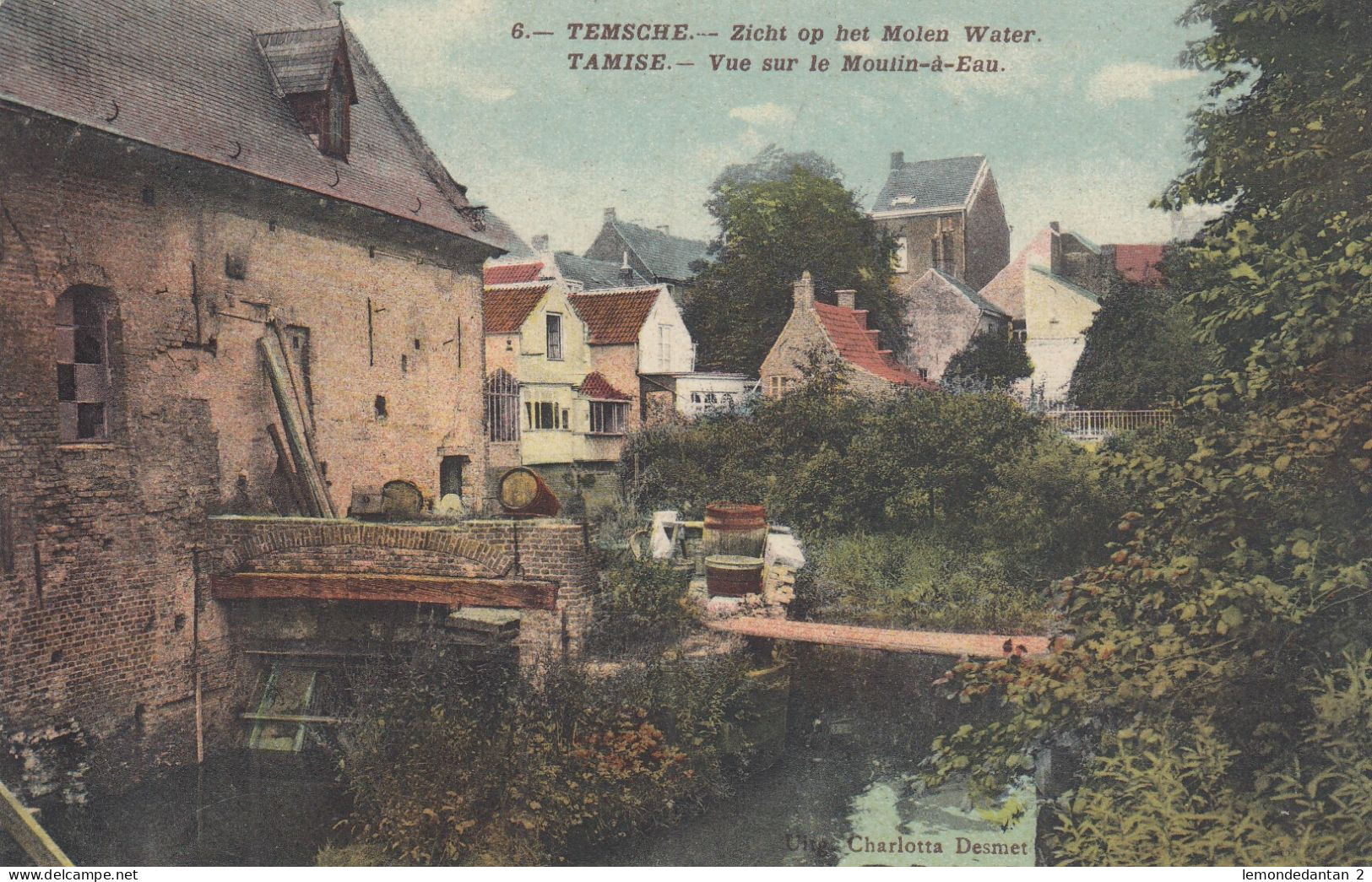 Temsche - Temse - Zicht Op De Watermolen - Vue Sur Le Moulin à Eau - Temse