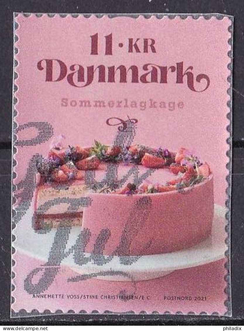 Dänemark Marke Von 2021 O/used (A4-30) - Usati