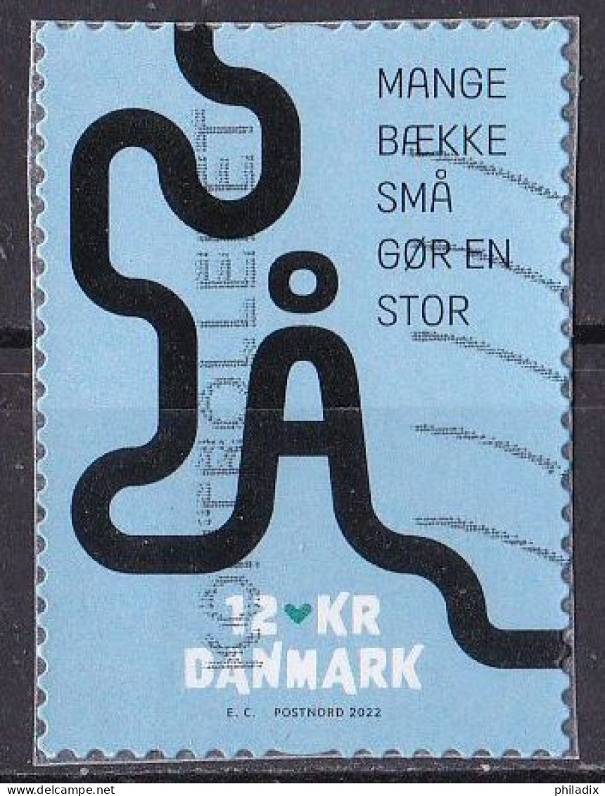 Dänemark Marke Von 2022 O/used (A4-30) - Usati