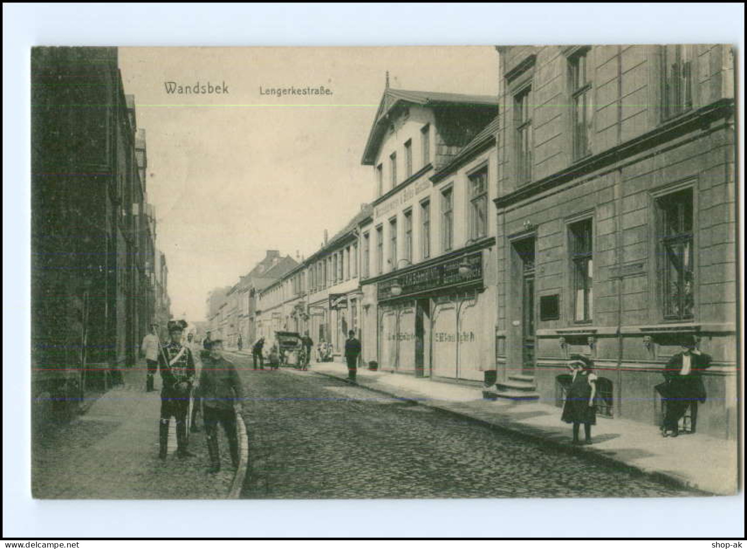 XX001975/ Hamburg Wandsbek Lengerkestraße 1916 - Wandsbek