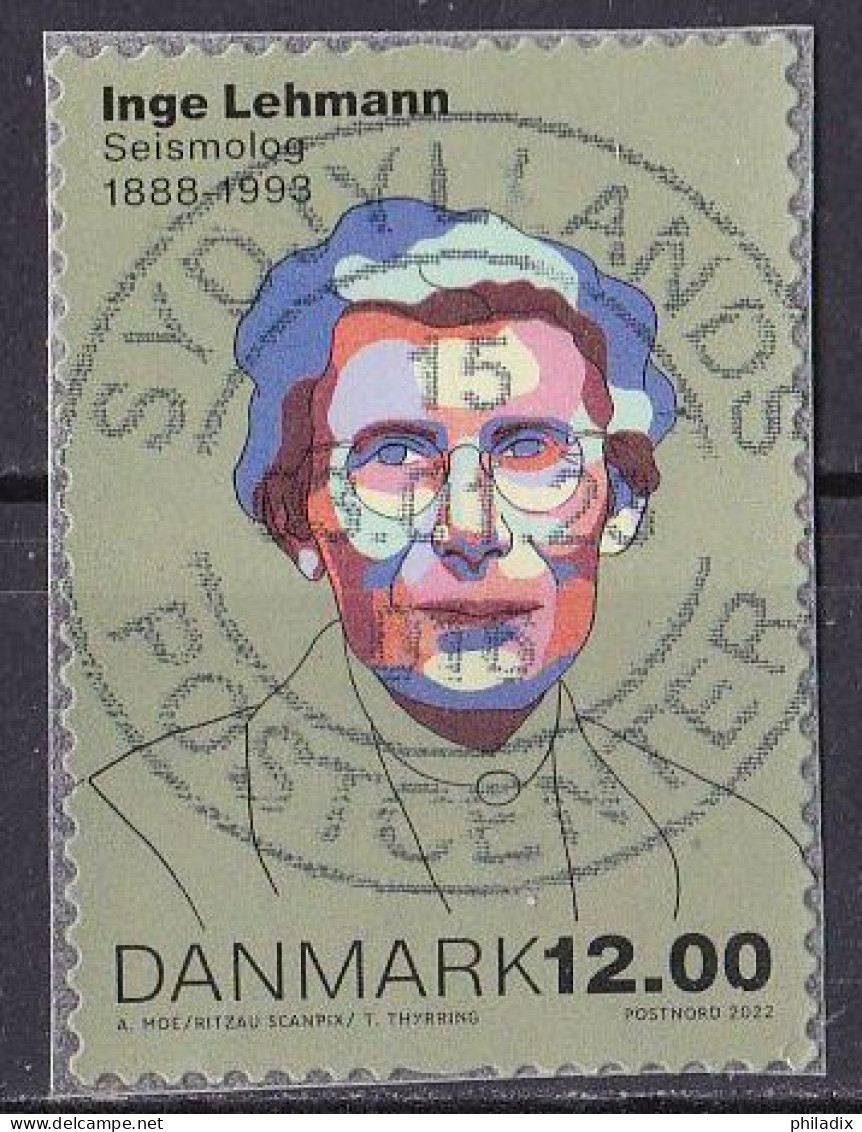 Dänemark Marke Von 2022 O/used (A4-30) - Gebraucht