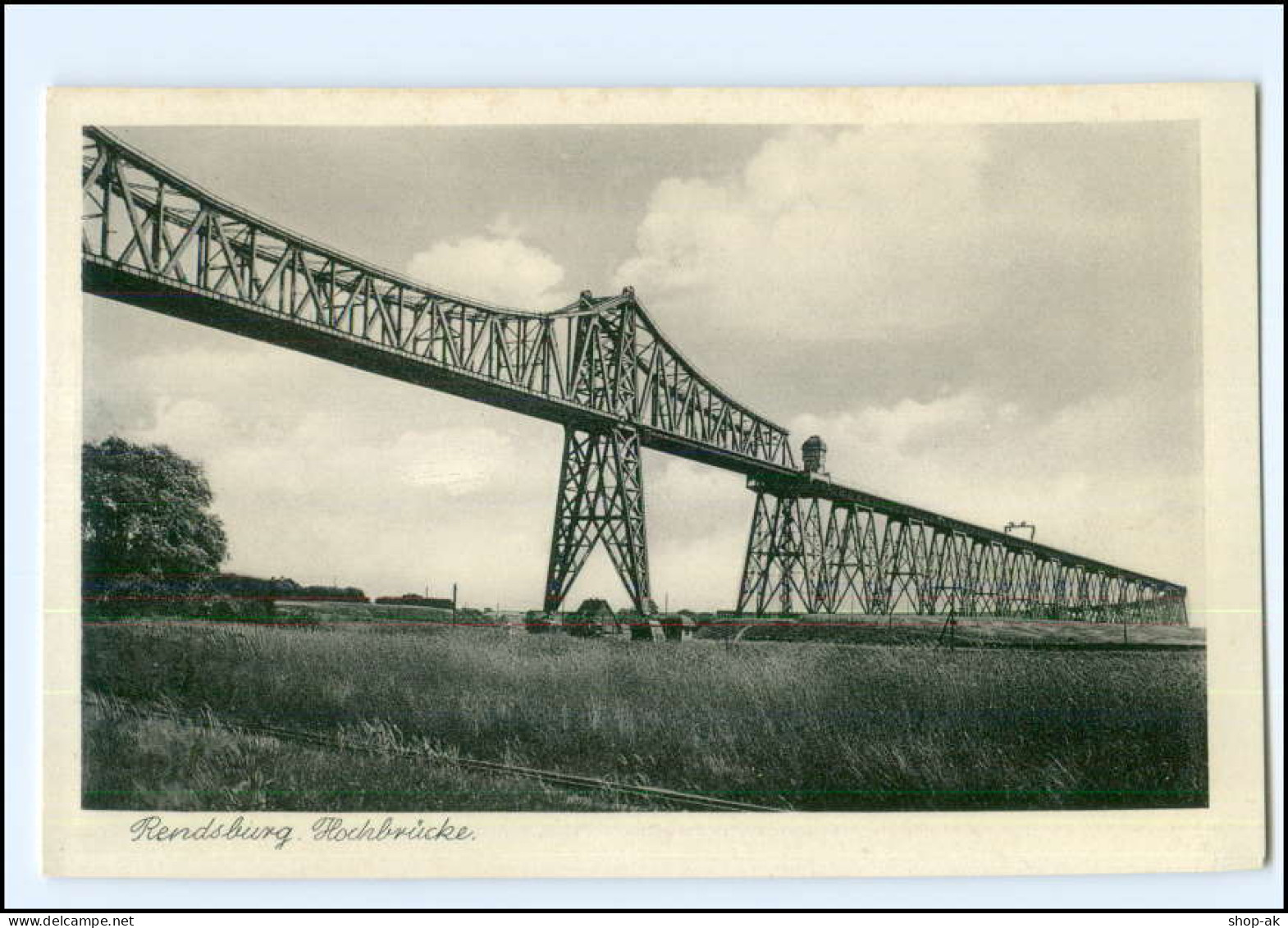 Y18942/ Rendsburg  Hochbrücke AK 40/50er Jahre  - Rendsburg