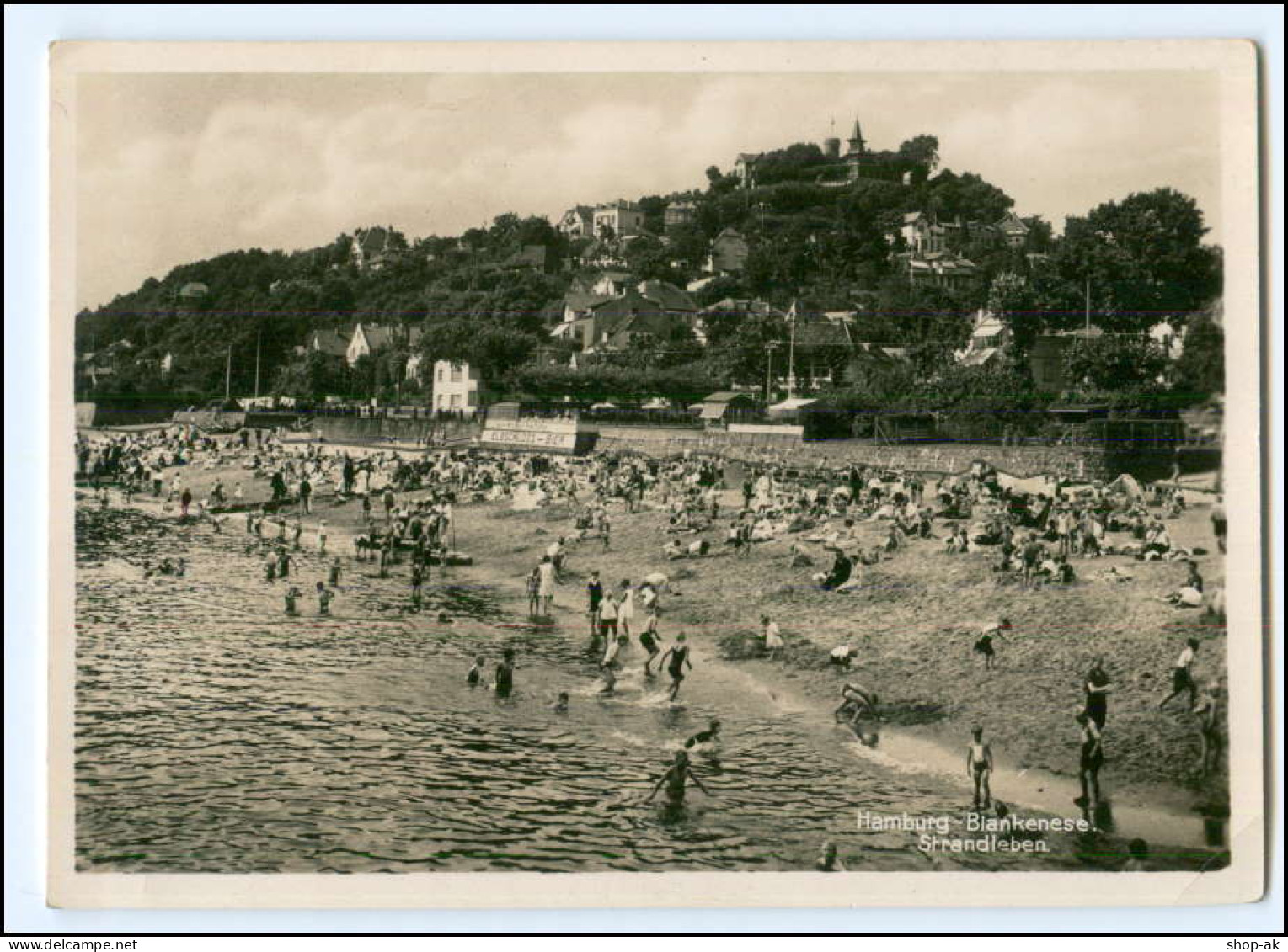 Y12501/ Hamburg Blankenese Strandleben Foto AK - Blankenese