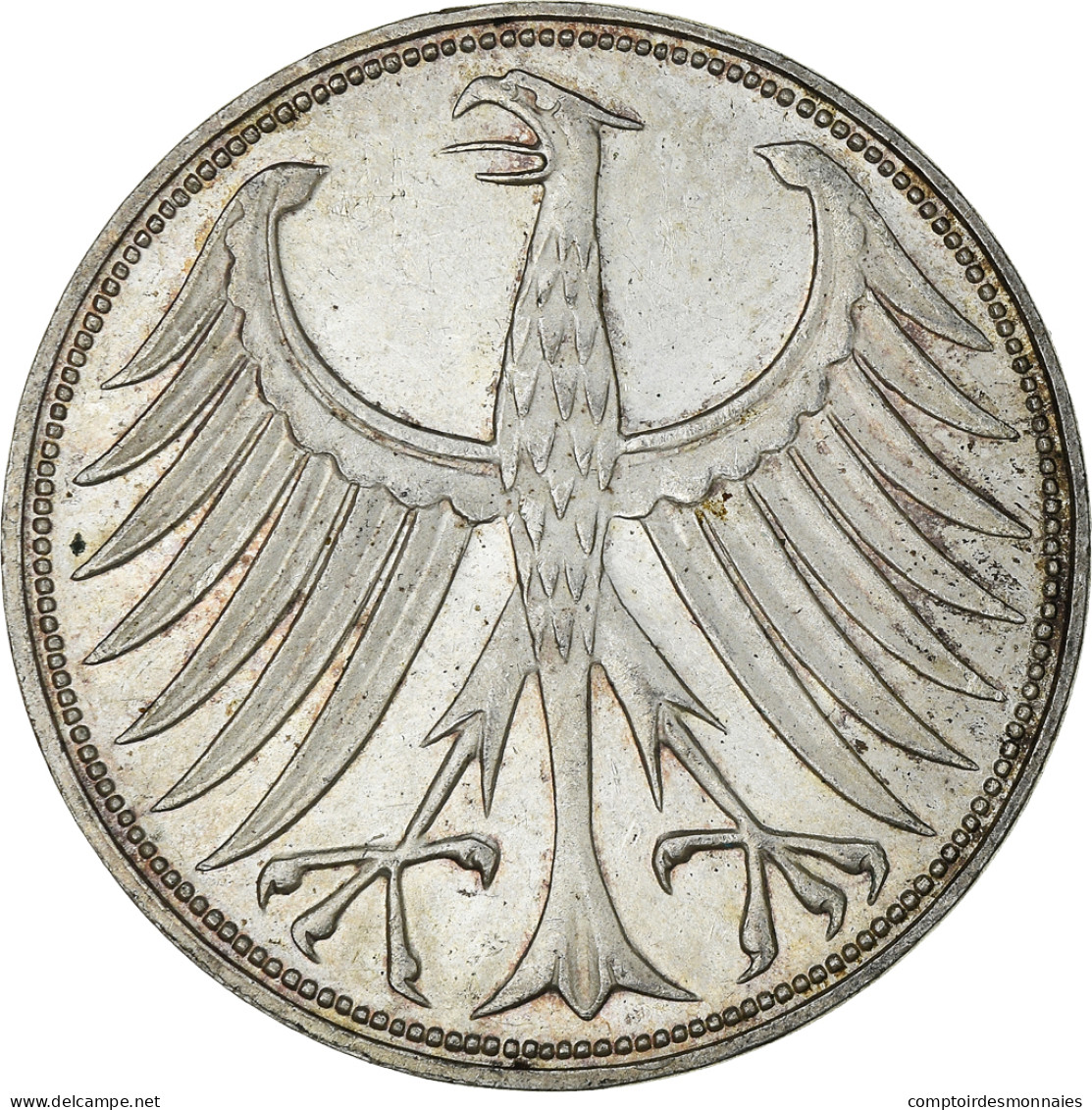 Monnaie, République Fédérale Allemande, 5 Mark, 1970, Karlsruhe, TTB+ - 5 Marcos