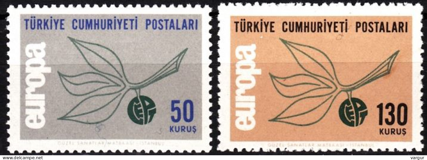 TURKEY 1965 EUROPA. Complete Set, MNH - 1965