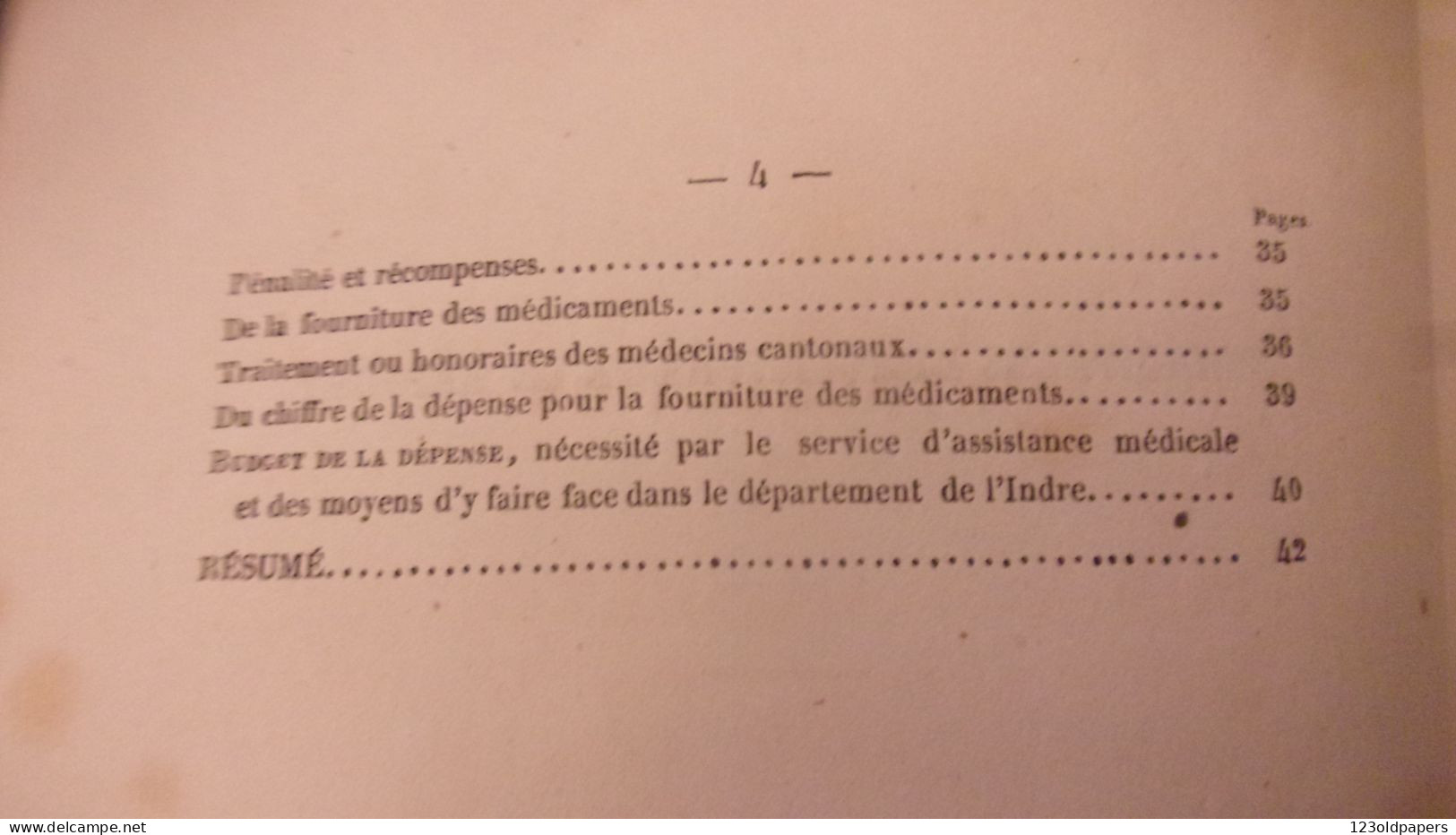 1855 BERRY RAPPORT PREFET INDRE  SUR LES MEDECINS CANTONAUX ERNEST LAMBRON MAIRE DE LEVROUX MEDECINE INDIGENTS - Centre - Val De Loire