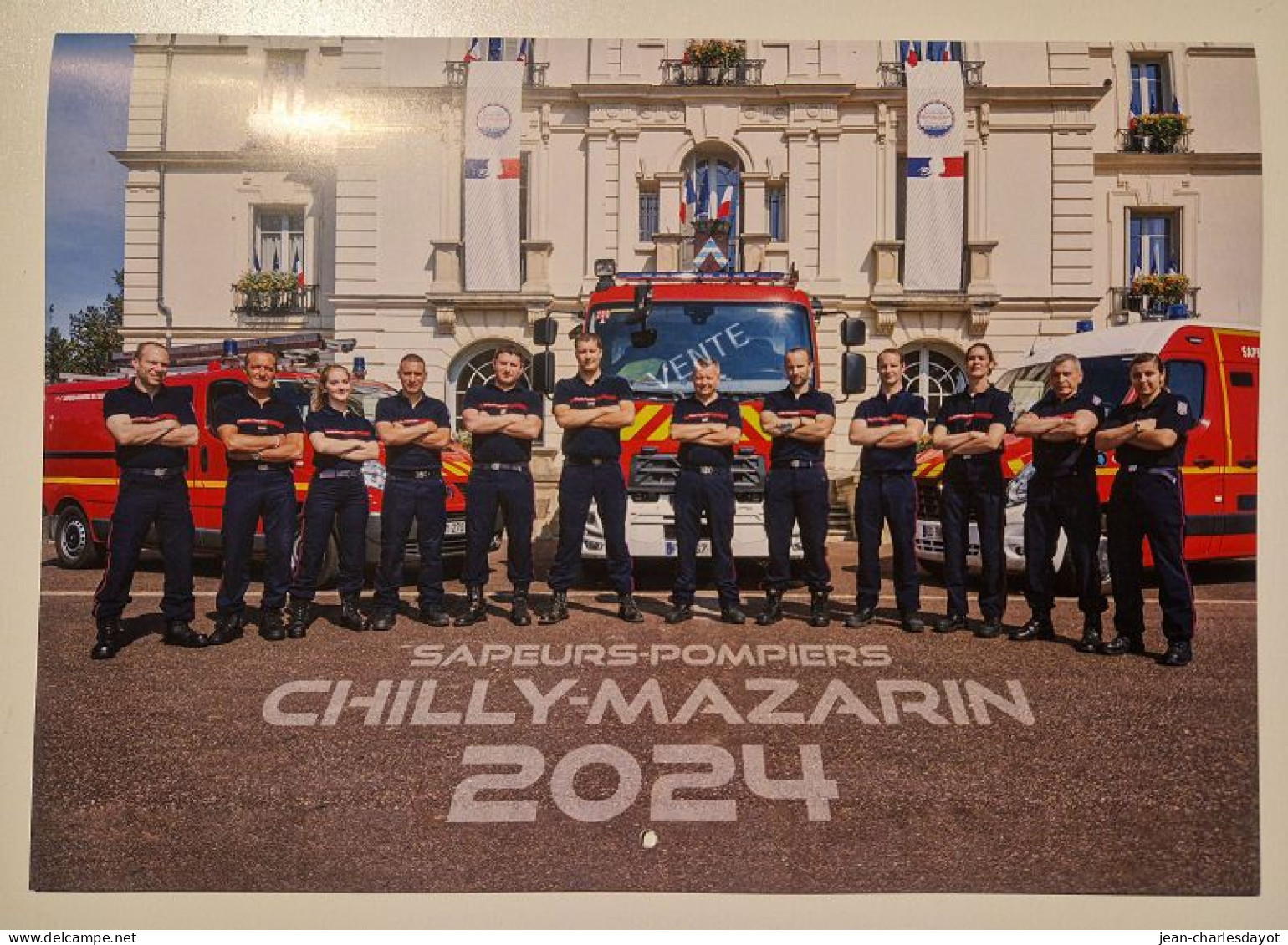 Calendrier Almanach Sapeurs-Pompiers Chilly-Mazarin (91) 2024 - Formato Grande : 2001-...