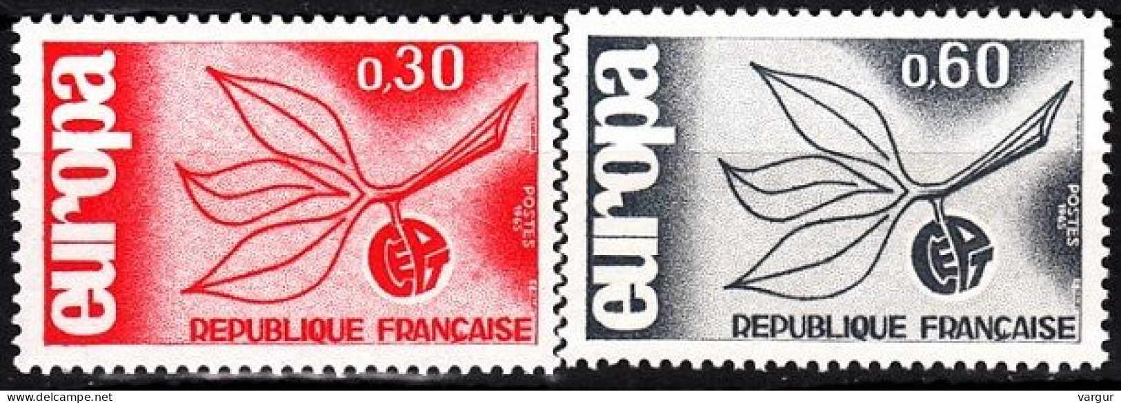 FRANCE 1965 EUROPA. Complete Set, MNH - 1965