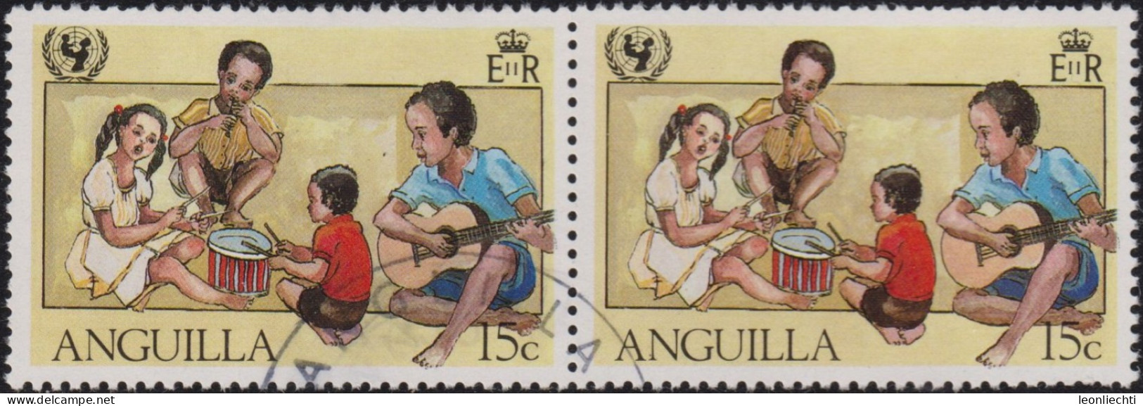 1981 Anguilla ° Mi:AI 448, Sn:AI 450, Yt:AI 414, Sg:AI 472, International Year Of The Child - UNICEF, 35th Anniversary - UNICEF