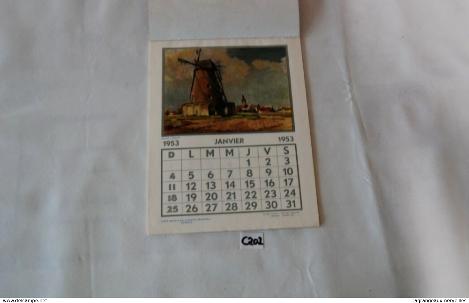 C202 Ancien Calendrier - 1953 - Onig - Formato Piccolo : 1941-60