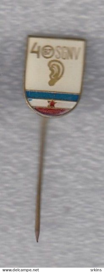 Pin Vojvodina Association Of Deaf Mute  "gold" Variant - Medical