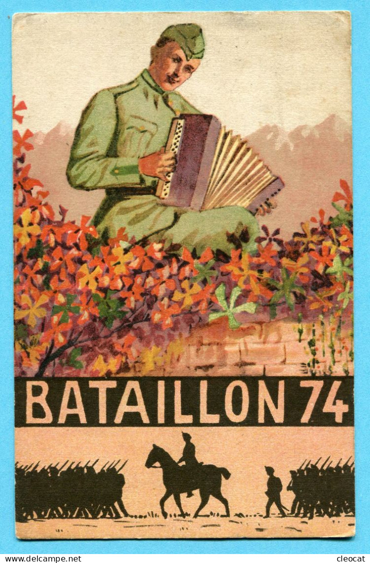 Karte Infanterie Nr 144 - Bataillon 74 Gestempelt - Dokumente