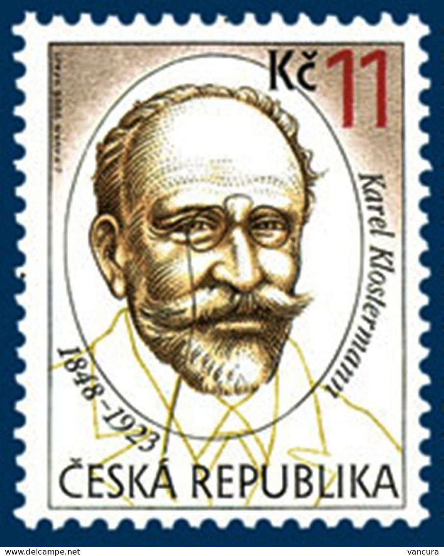 ** 540 Czech Republic Karel Klostermann 2008 - Unused Stamps