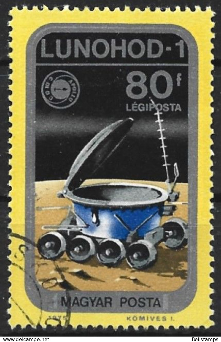 Hungary 1975. Scott #C356 (U) Lunokhod I On Moon - Usado