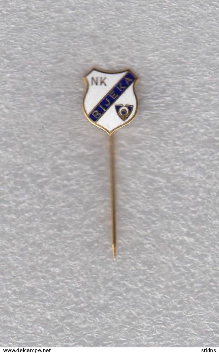 Enamel Pin  Football Club NK FC Rijeka Croatia Yugoslavia Ikom Zagreb - Football