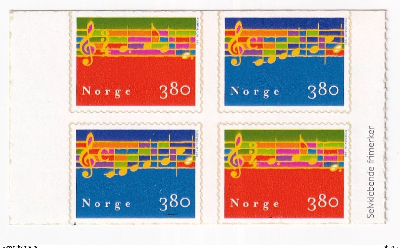 MiNr. 1297 - 1298 Norwegen       1998, 20. Nov. Weihnachten - Postfrisch/**/MNH - Nuovi