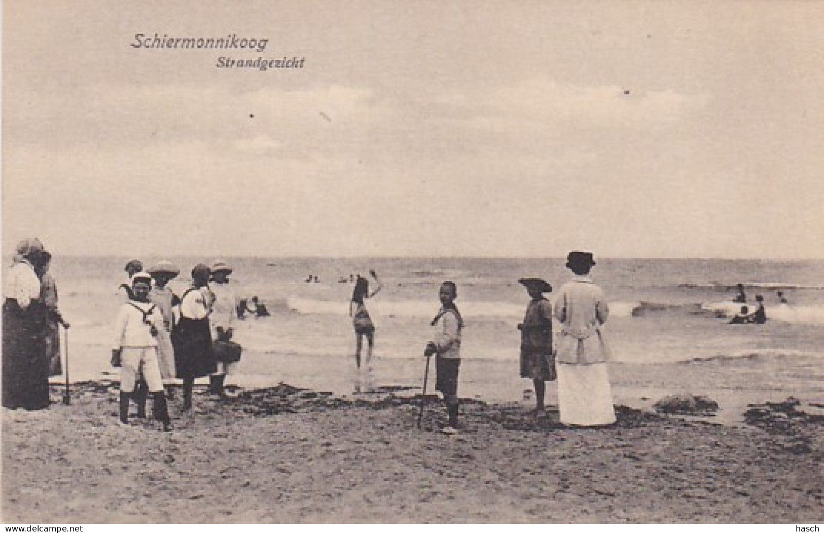 486015Schiermonnikoog, Strandgezicht.   - Schiermonnikoog