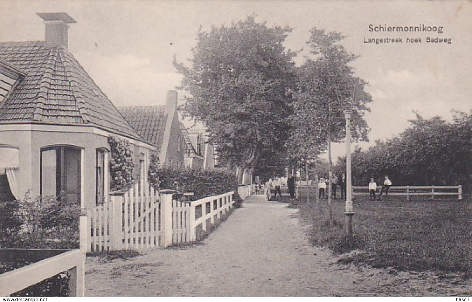 486080Schiermonnikoog, Langestreek Hoek Badweg.  - Schiermonnikoog