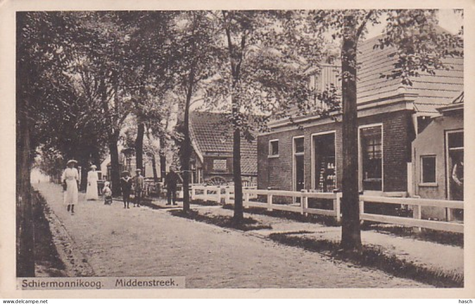 4860103Schiermonnikoog, Middenstreek. (kleine Vouwen In De Hoeken)  - Schiermonnikoog