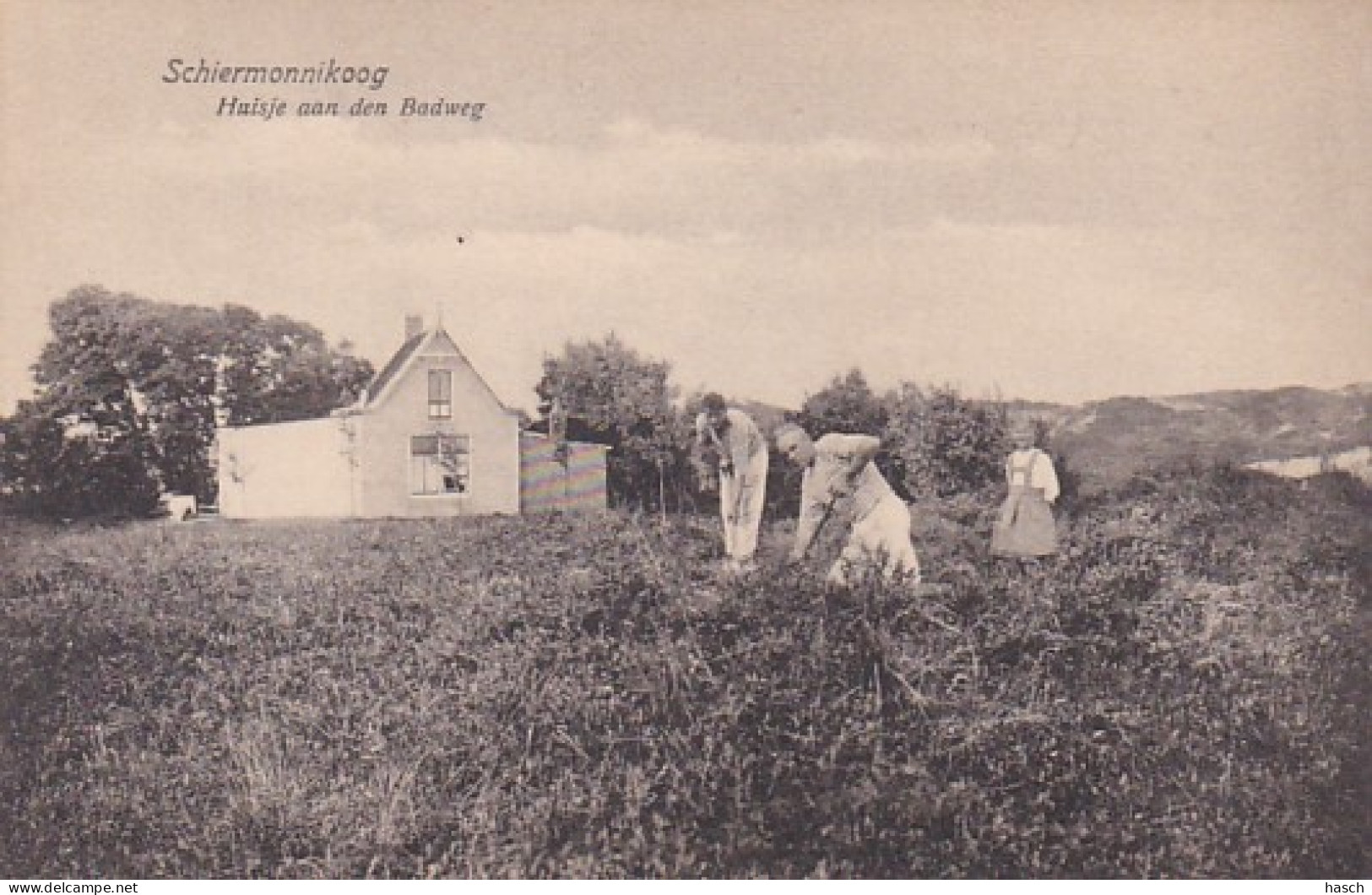 4860107Schiermonnikoog, Huisje Aan Den Badweg.  - Schiermonnikoog