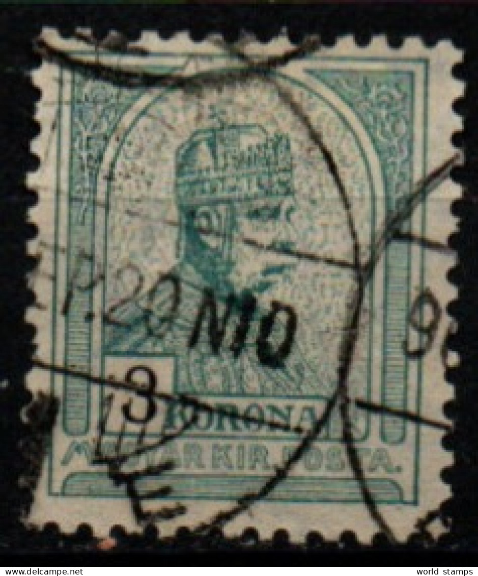 HONGRIE 1900-4 O DENT 12x11.5 - Oblitérés