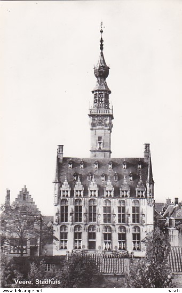 486329Veere, Stadhuis. (Mooie Fotokaart)  - Veere