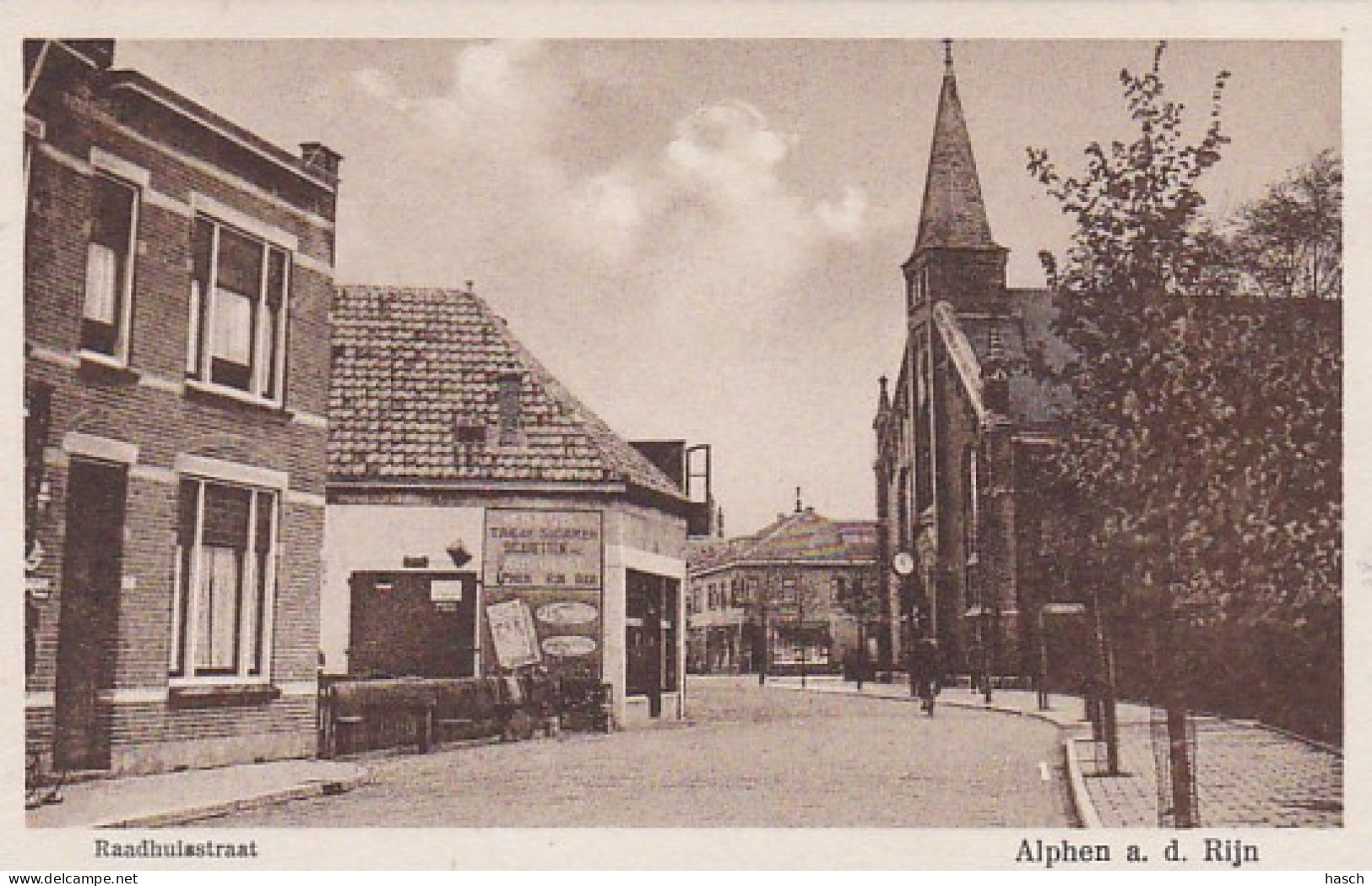 486848Alphen A. D. Rijn, Raadhuisstraat.  - Alphen A/d Rijn