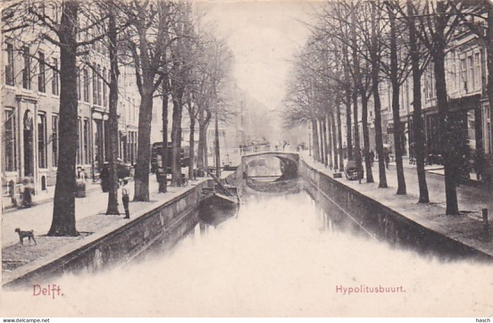 486860Delft, Hypolitusbuurt. (Minuscule Vouwen In De Hoeken)  - Delft