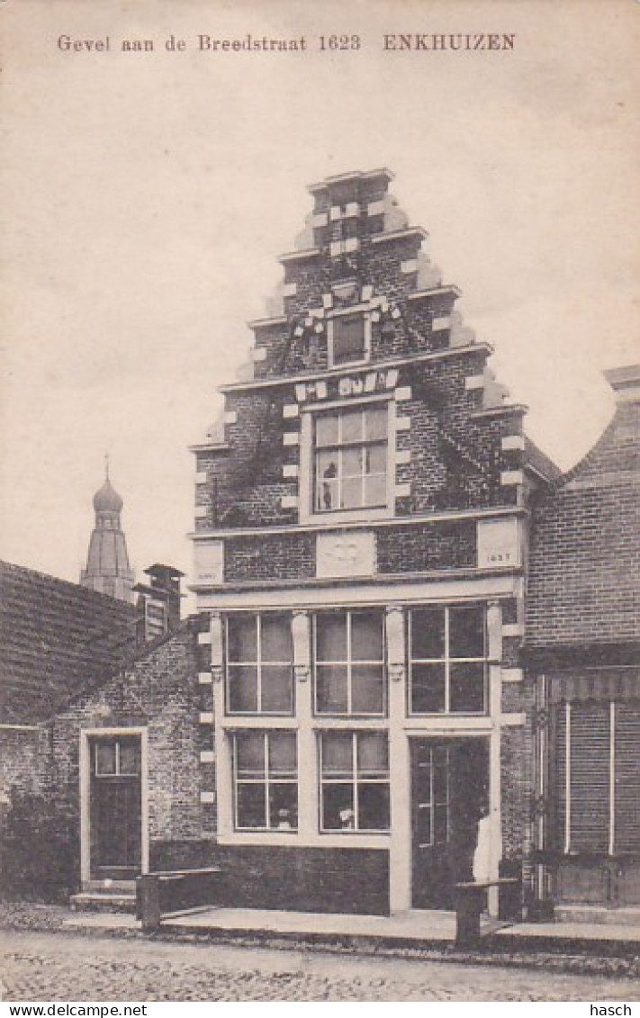 4868112Enkhuizen, Gevel Aan De Breedstraat.  - Enkhuizen