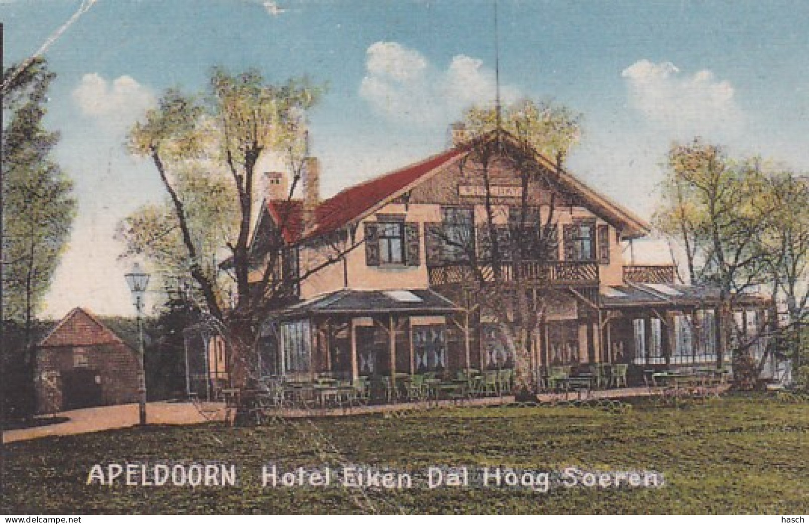 4868122Apeldoorn, Hotel Eiken Dal Hoog Soeren. (Linkerkant Vouwen)  - Apeldoorn