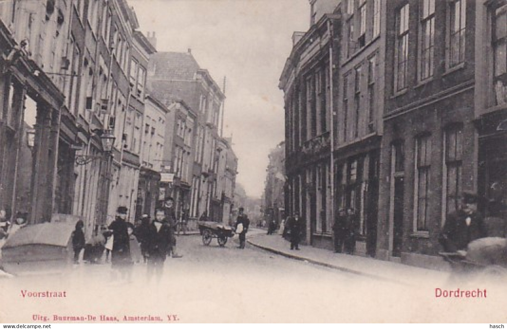 4868146Dordrecht, Voorstraat Rond 1900. (Linksonder Een Klein Vouwtje)  - Dordrecht