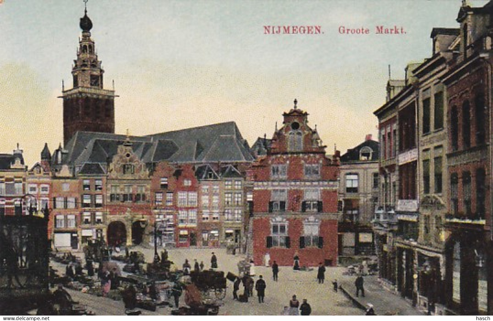 4868189Nijmegen, Groote Markt.  - Nijmegen