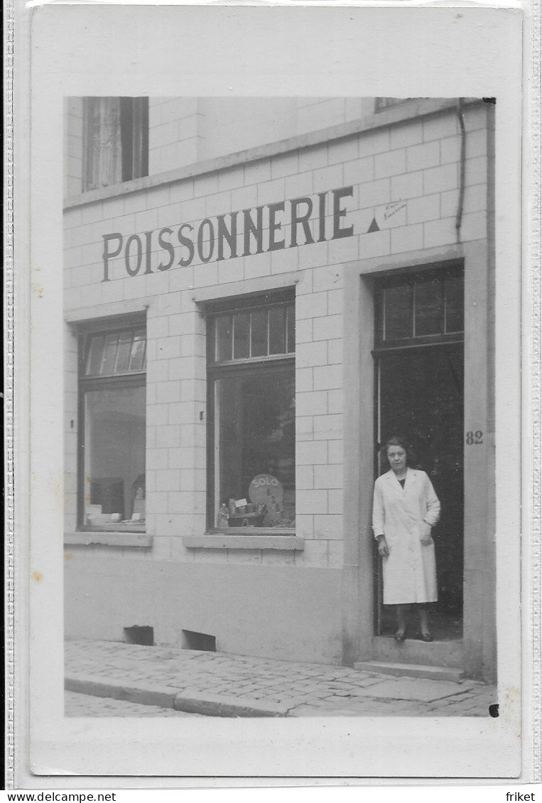 3548 - MOUSCRON   Poissonnerie   ( Photo Carte ) - Moeskroen