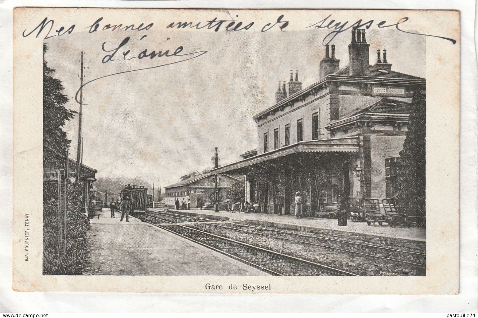 CPA :  14 X 9  -  Gare  De SEYSSEL - Seyssel