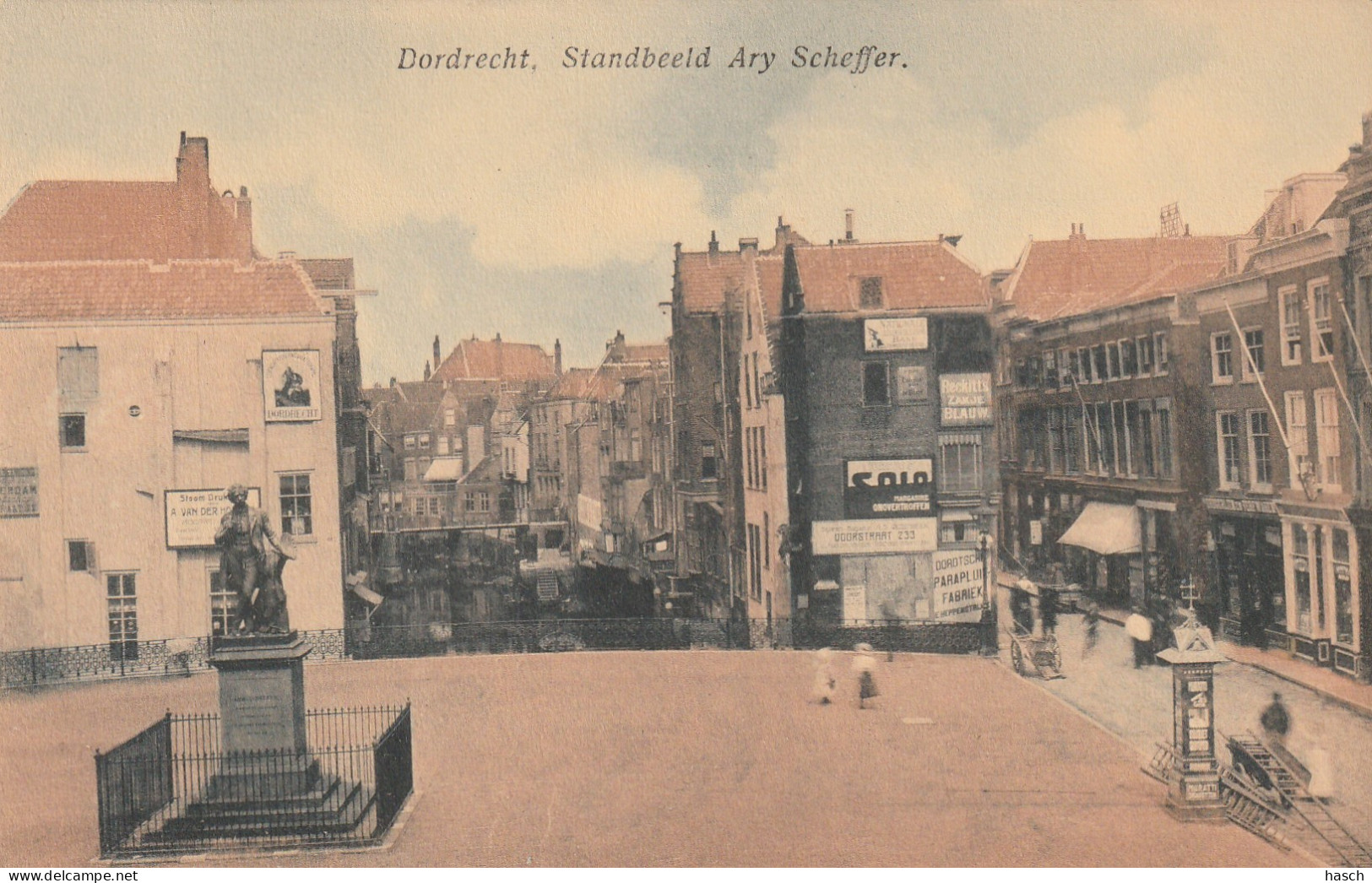 489346Dordrecht, Standbeeld Ary Scheffer.  - Dordrecht