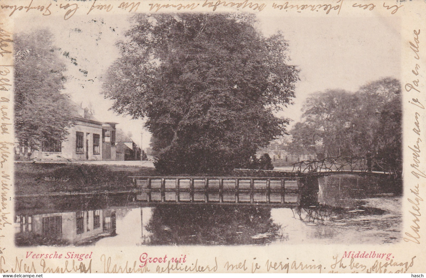 489370Middelburg, Veersche Singel. (Poststempel 1901)  - Middelburg