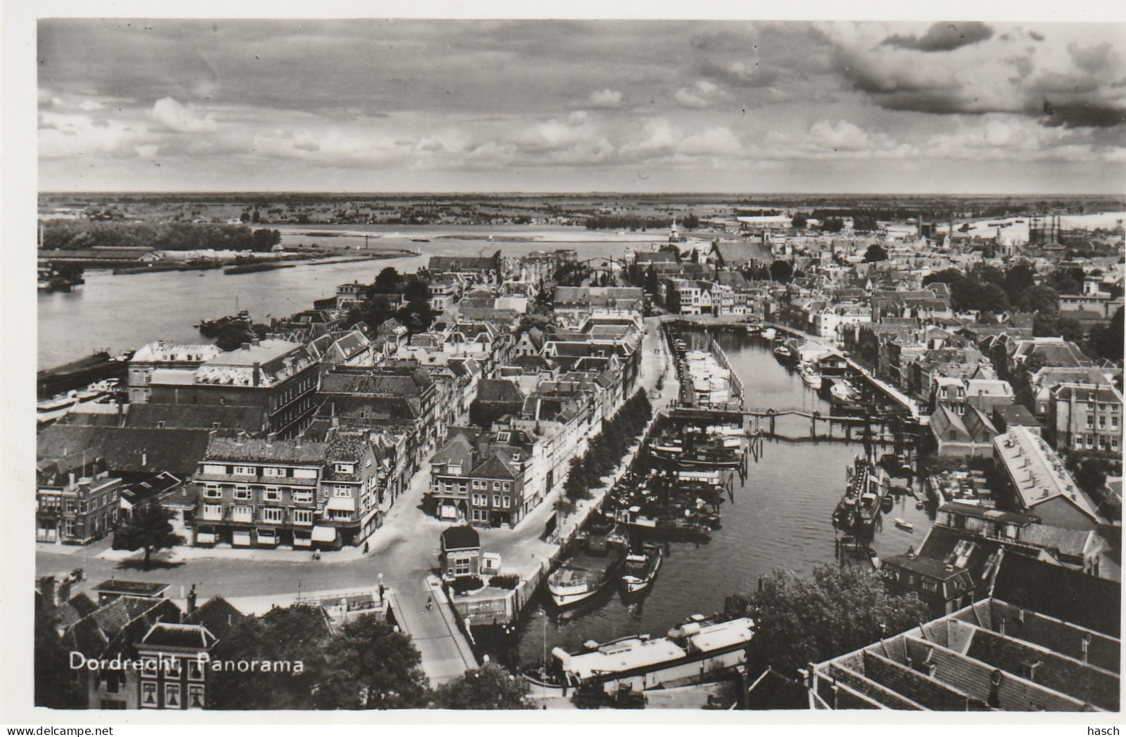 489388Dordrecht, Panorama. (FOTOKAART)  - Dordrecht