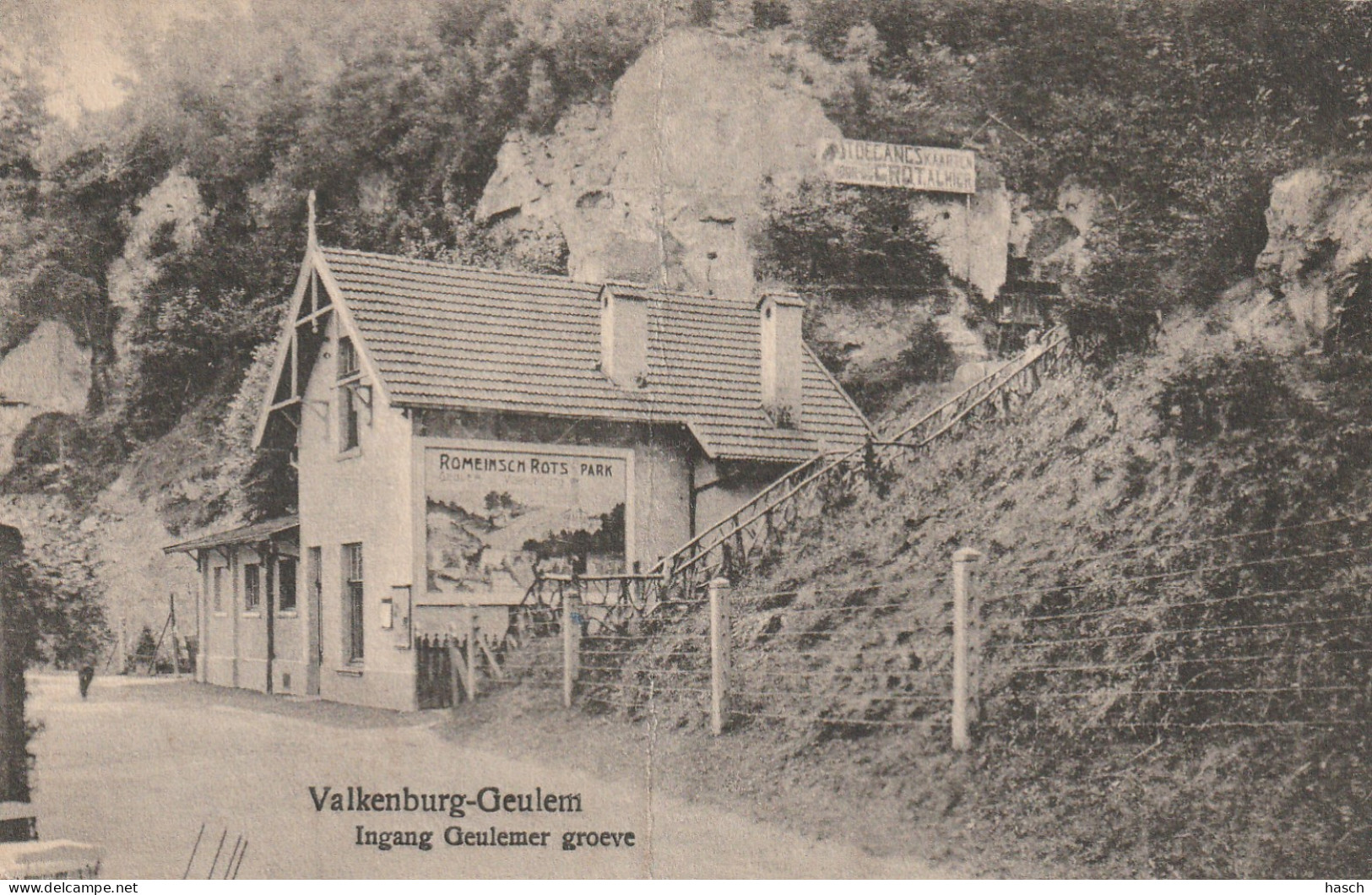 4893143Valkenburg, Geulem Ingang Geulemer Groeve. 1924.   - Valkenburg