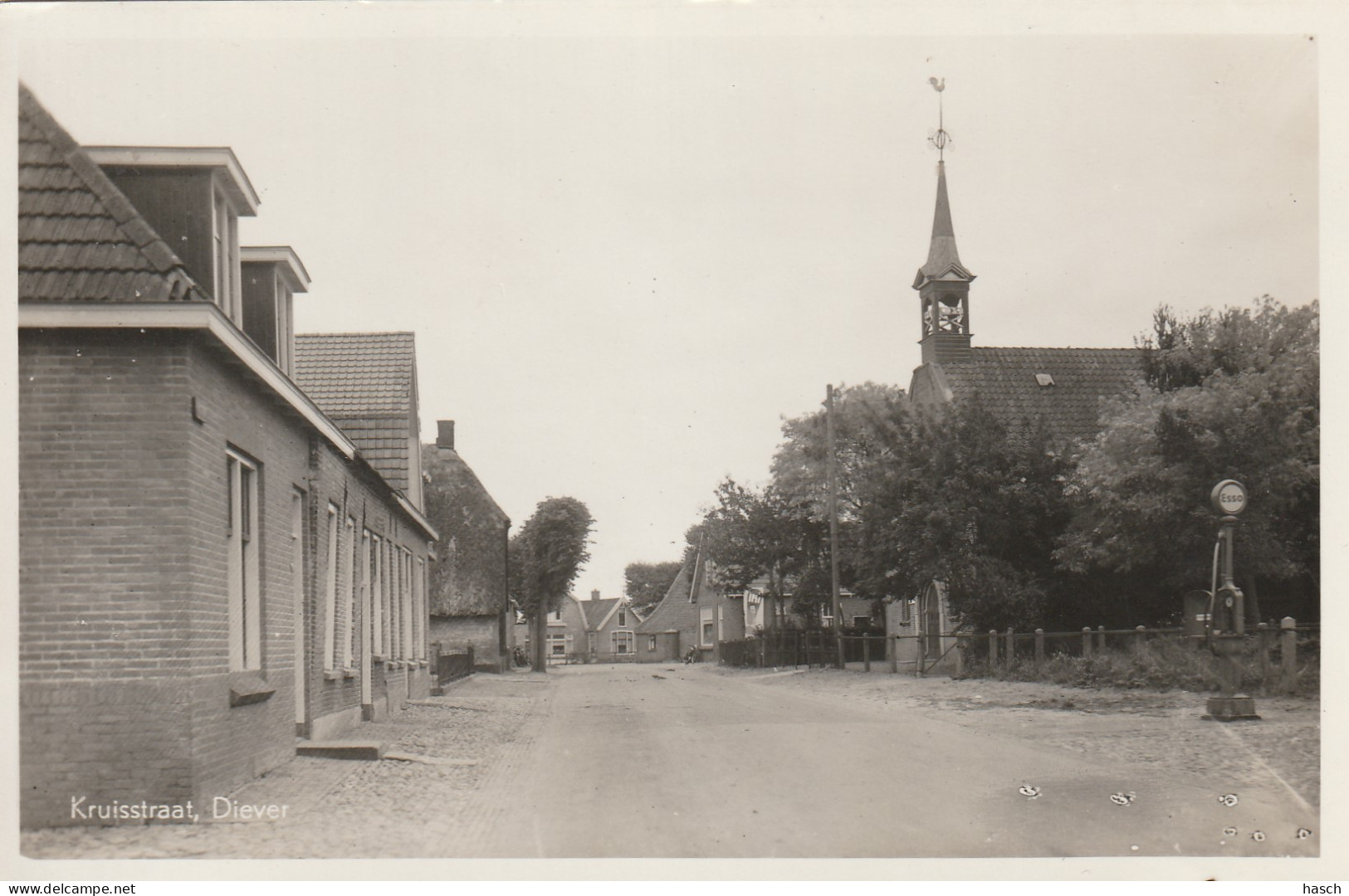 4893153Diever, Kruisstraat. (FOTOKAART)  - Sonstige & Ohne Zuordnung