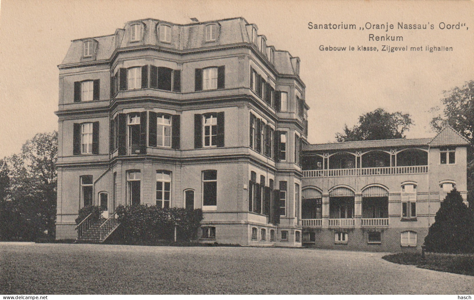 4893185Renkum, Sanatorium ,,Oranje Nassau's Oord''. (Zie Achterkant)  - Renkum