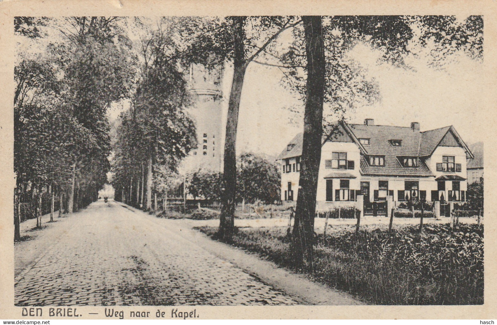 4893194 Den Briel, Weg Naar De Kapel. 1931. (Bovenrand Links Een Kleine Beschadiging)  - Brielle