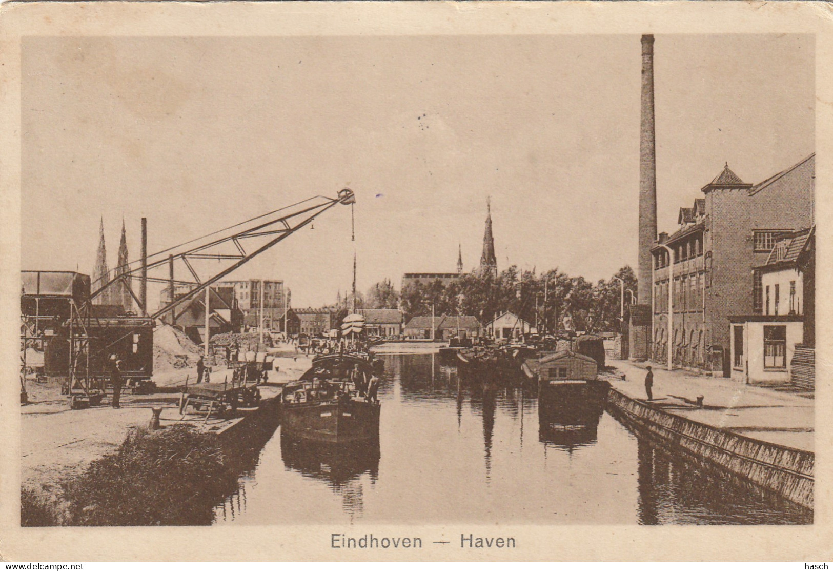 4893212Eindhoven, Haven. (Rechtsonder Een Vouw)  - Eindhoven