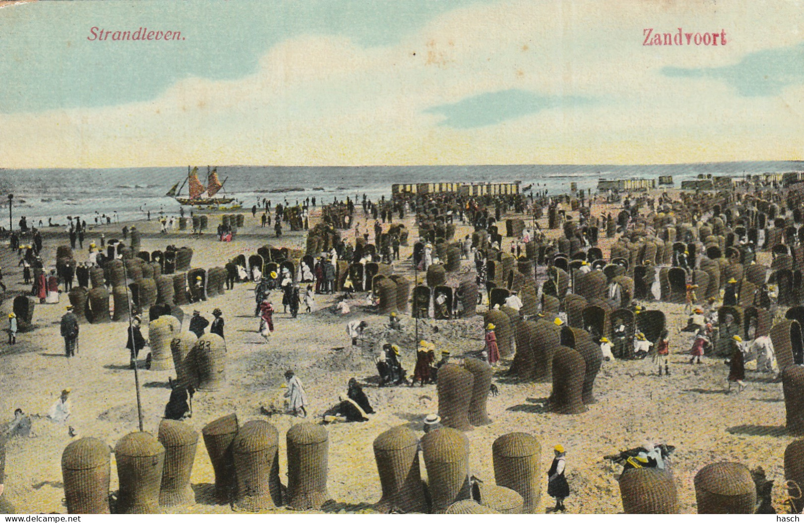 4893265Zandvoort, Strandleven. 1916.  - Zandvoort