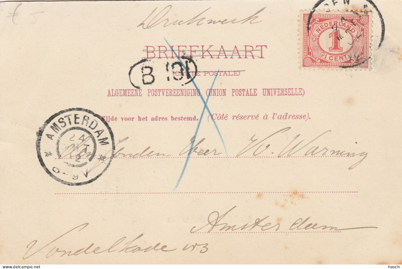 4893287Leiden, De Vliet. (Poststempel 1902)  - Leiden